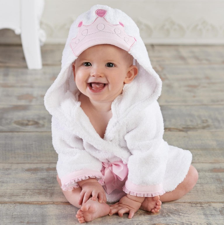 Tiny Tummy Infant Hooded Absorbent Animal-shaped Bathrobe