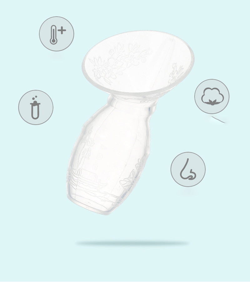 Tiny Tummy Full Silicone Silent Milk Collector